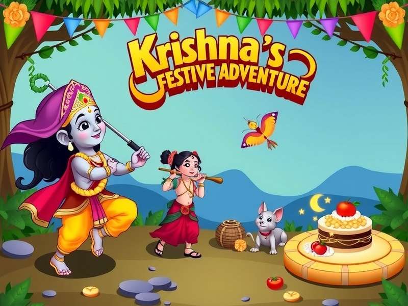 Krishna S Festive Adventure Game Screenshot